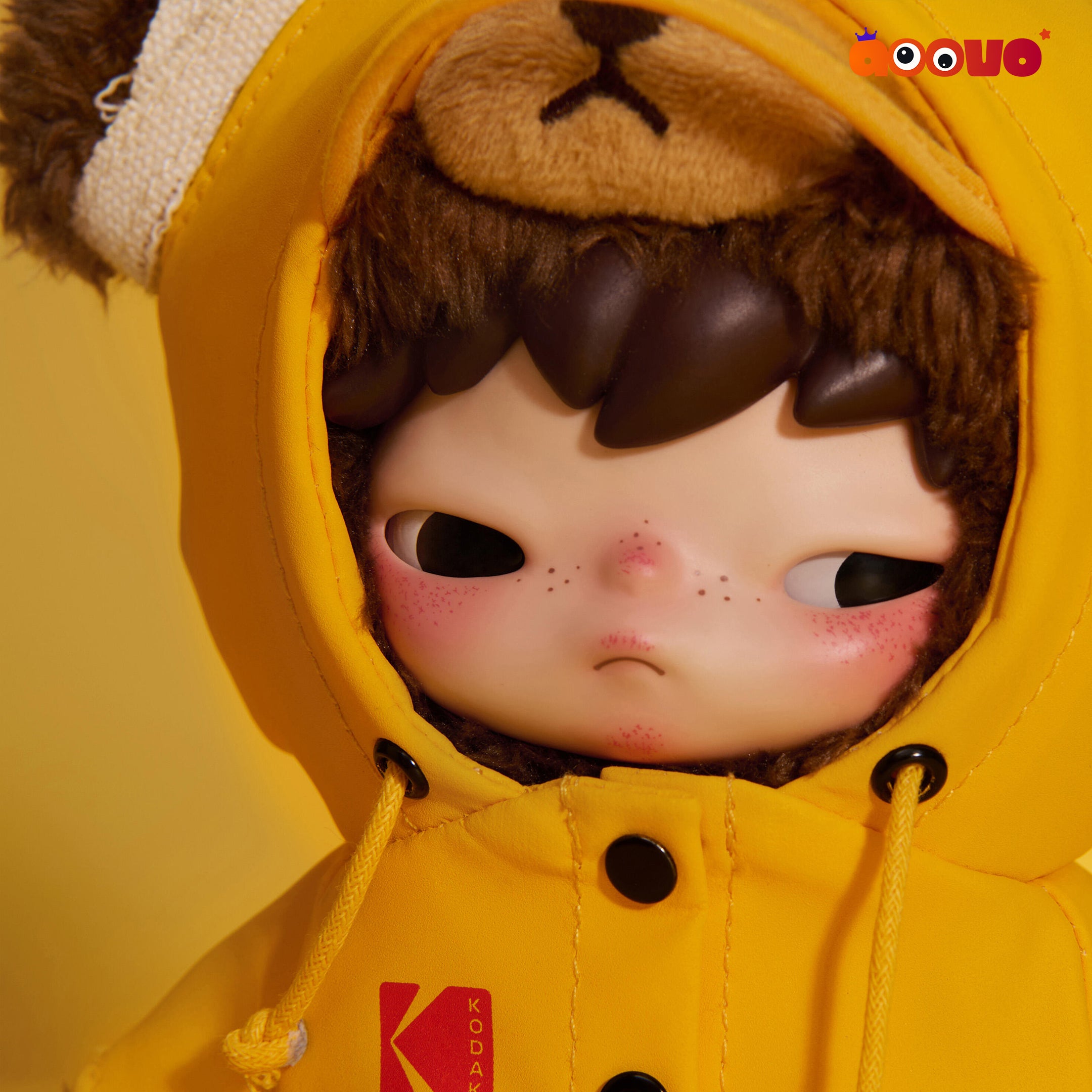 Hirono × Kodak Click Bear Plush Doll Pendant