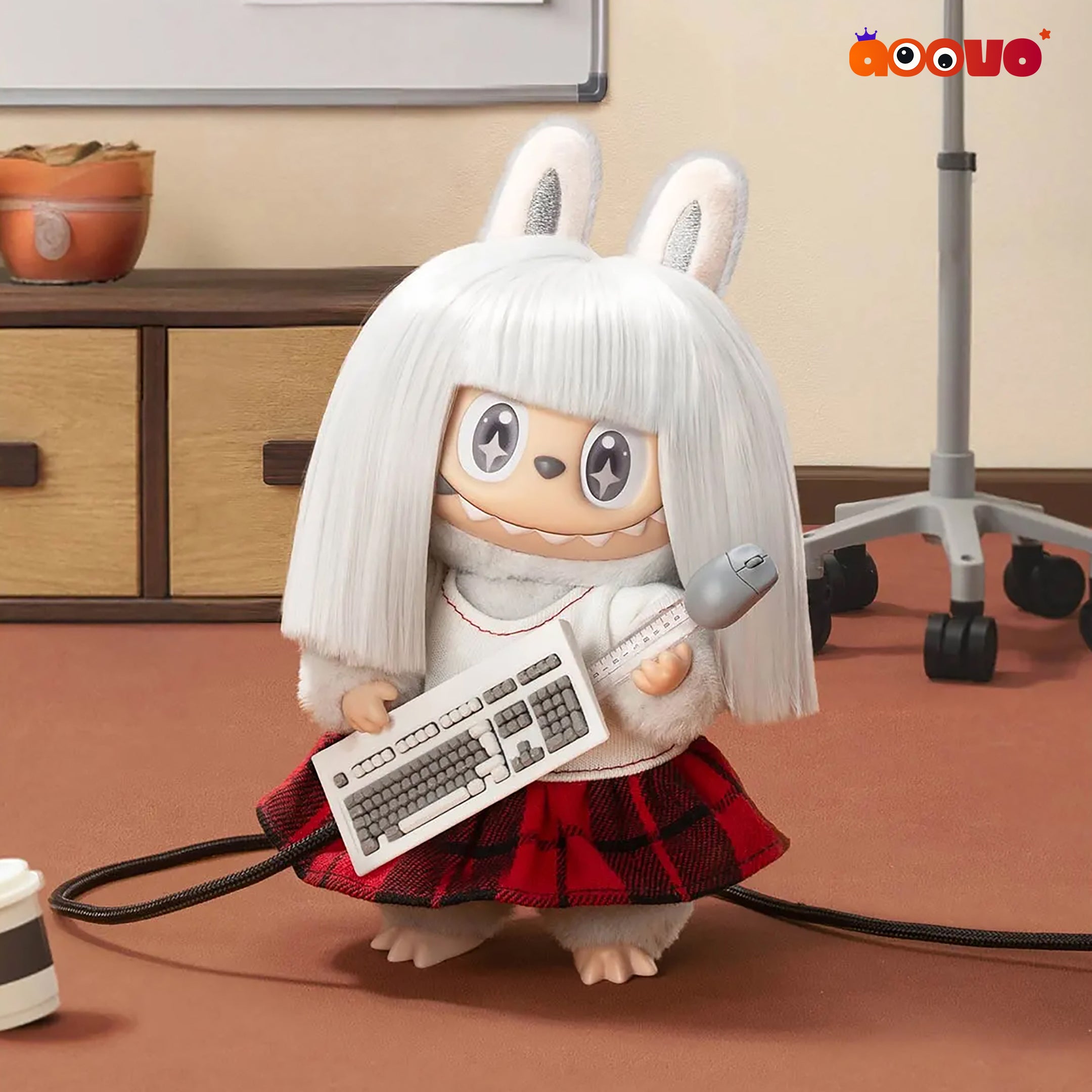 THE MONSTERS (Labubu) - Hair Salon Series Vinyl Plush Pendant Blind Box