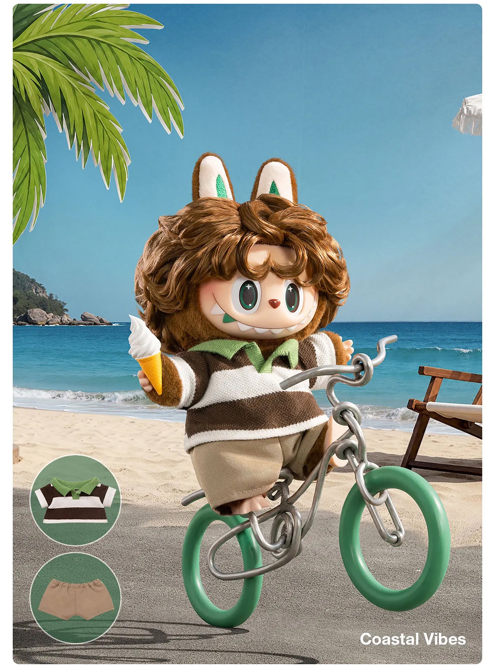 THE MONSTERS (Labubu) - Hair Salon Series Vinyl Plush Pendant Blind Box