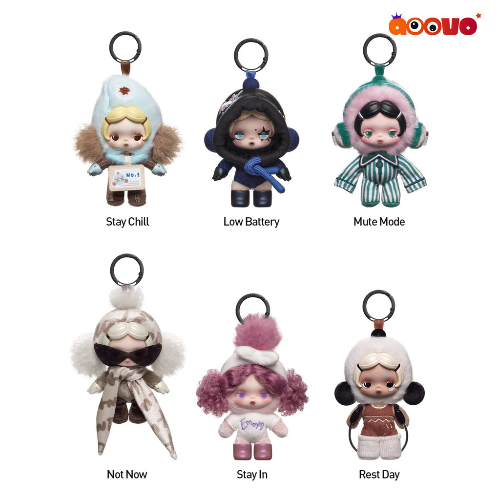 θ SKULLPANDA Off Mode Series Plush Doll Pendant Blind Box