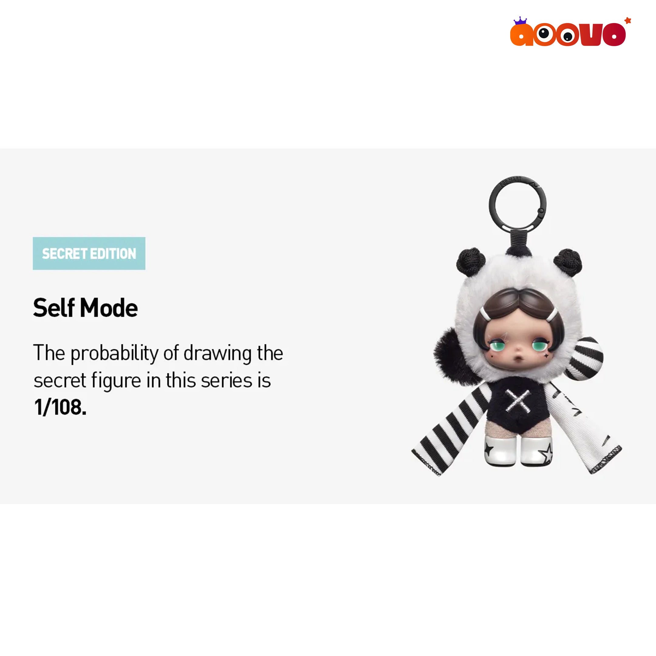 θ SKULLPANDA Off Mode Series Plush Doll Pendant Blind Box
