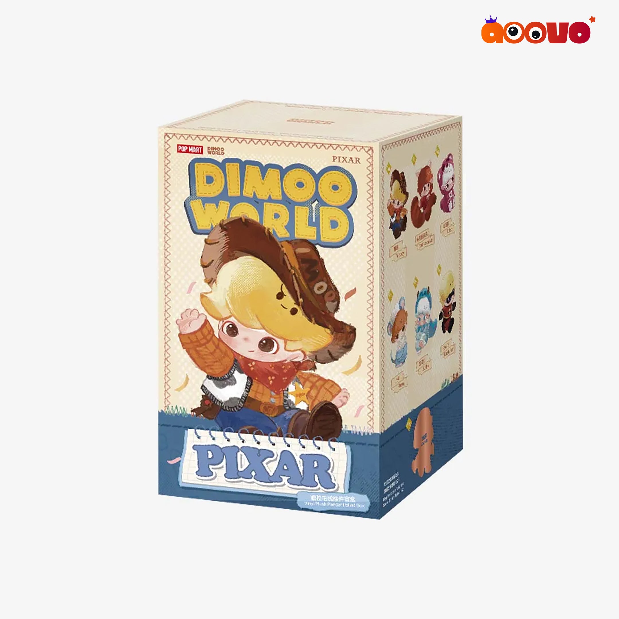 DIMOO WORLD × PIXAR Vinyl Plush Pendant Blind Box | Aoovo