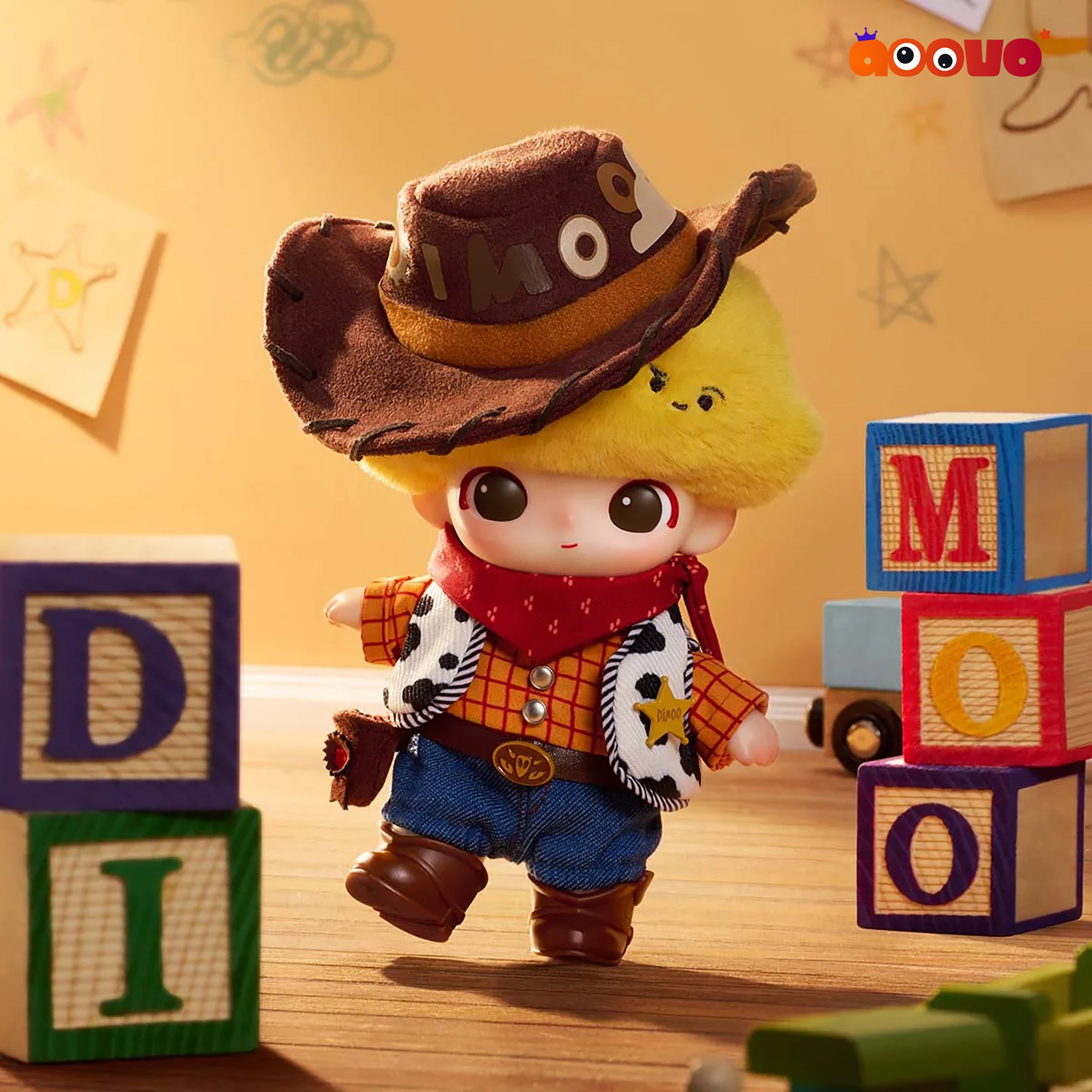 DIMOO WORLD × PIXAR Series Vinyl Plush Pendant Blind Box