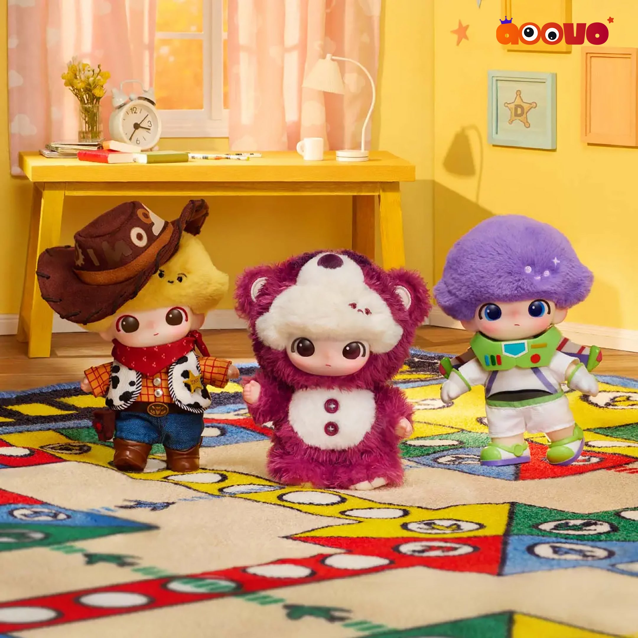 DIMOO WORLD × PIXAR Series Vinyl Plush Pendant Blind Box