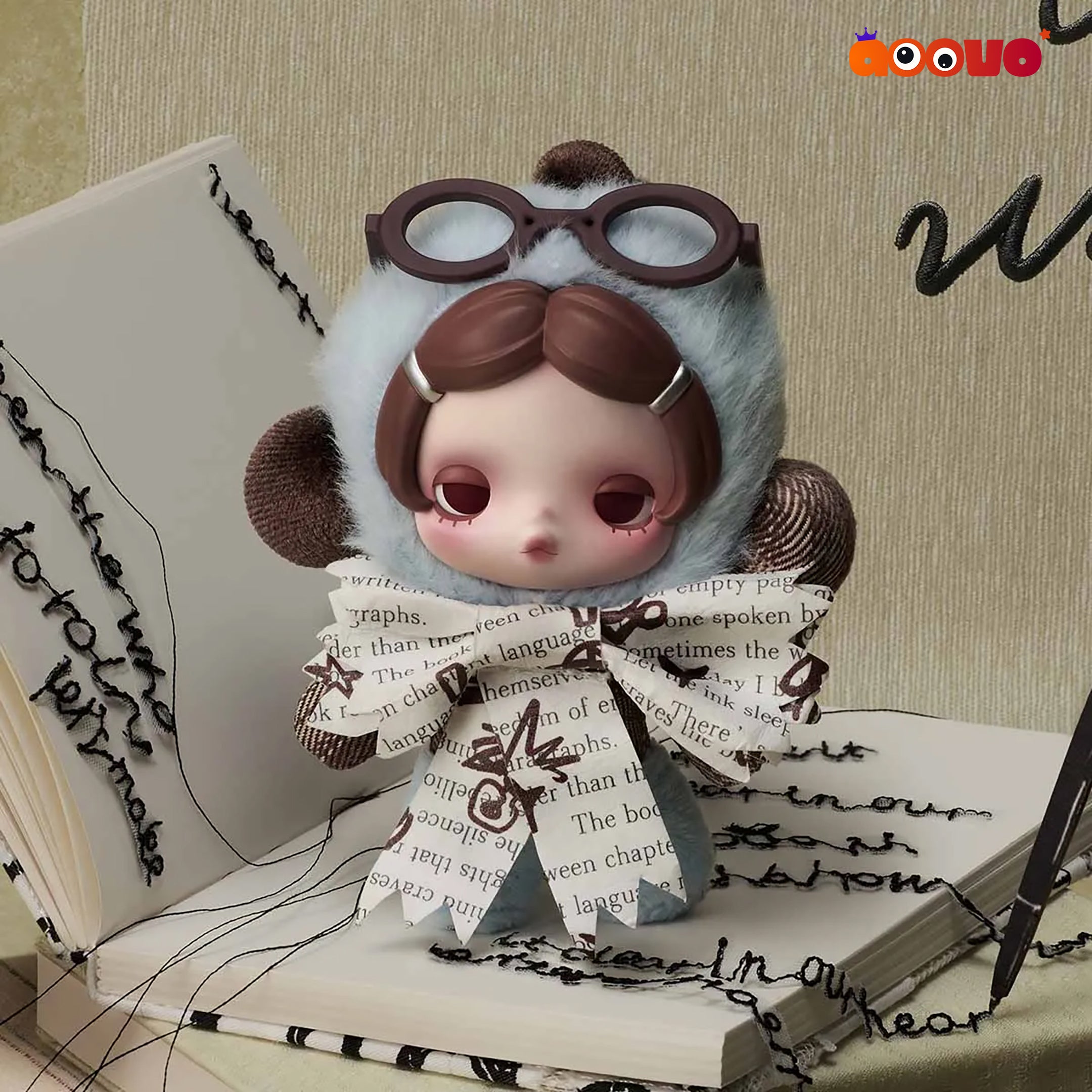 θ SKULLPANDA Off Mode Series Plush Doll Pendant Blind Box