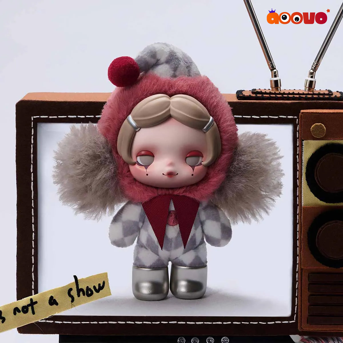 θ SKULLPANDA Off Mode Series Plush Doll Pendant Blind Box