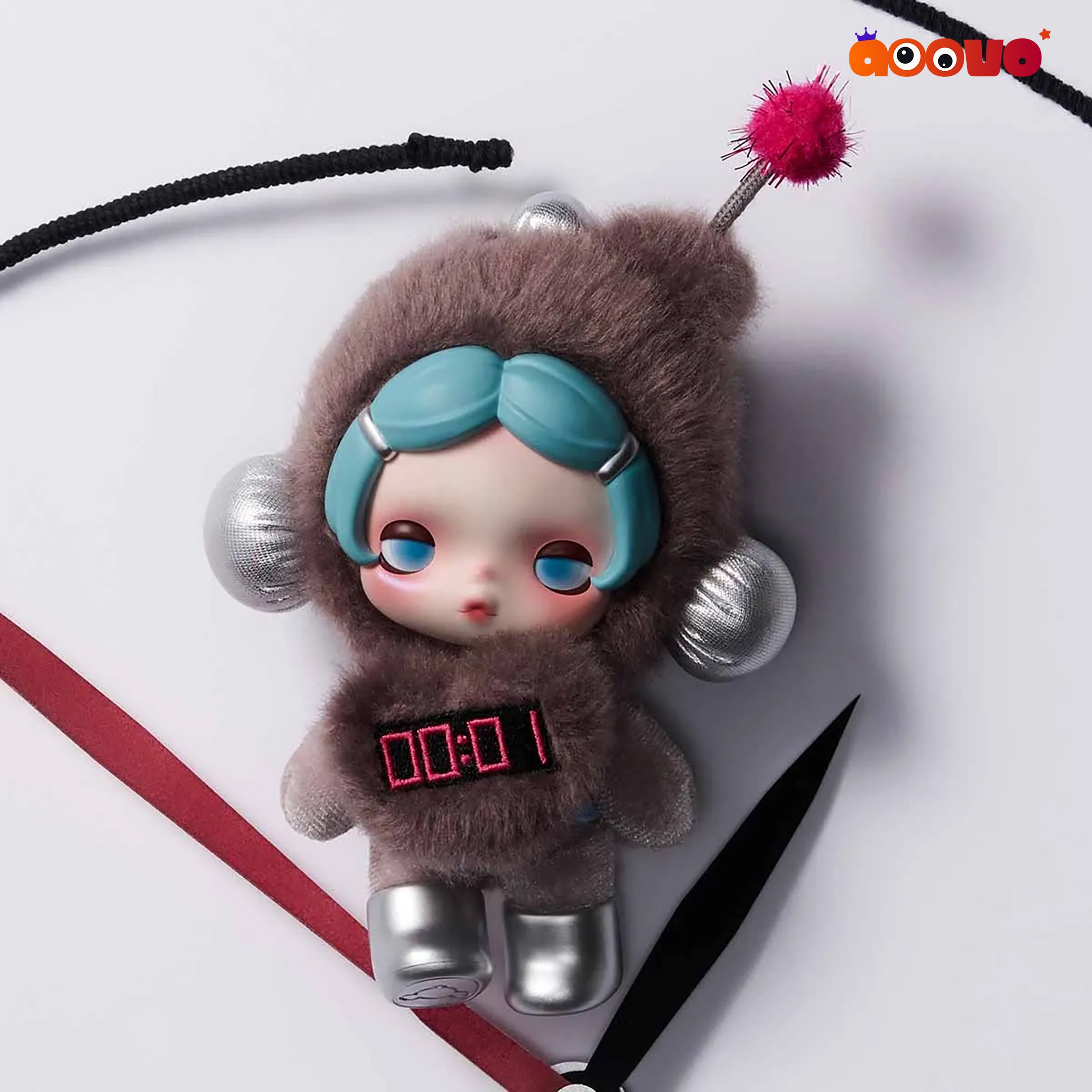 θ SKULLPANDA Off Mode Series Plush Doll Pendant Blind Box