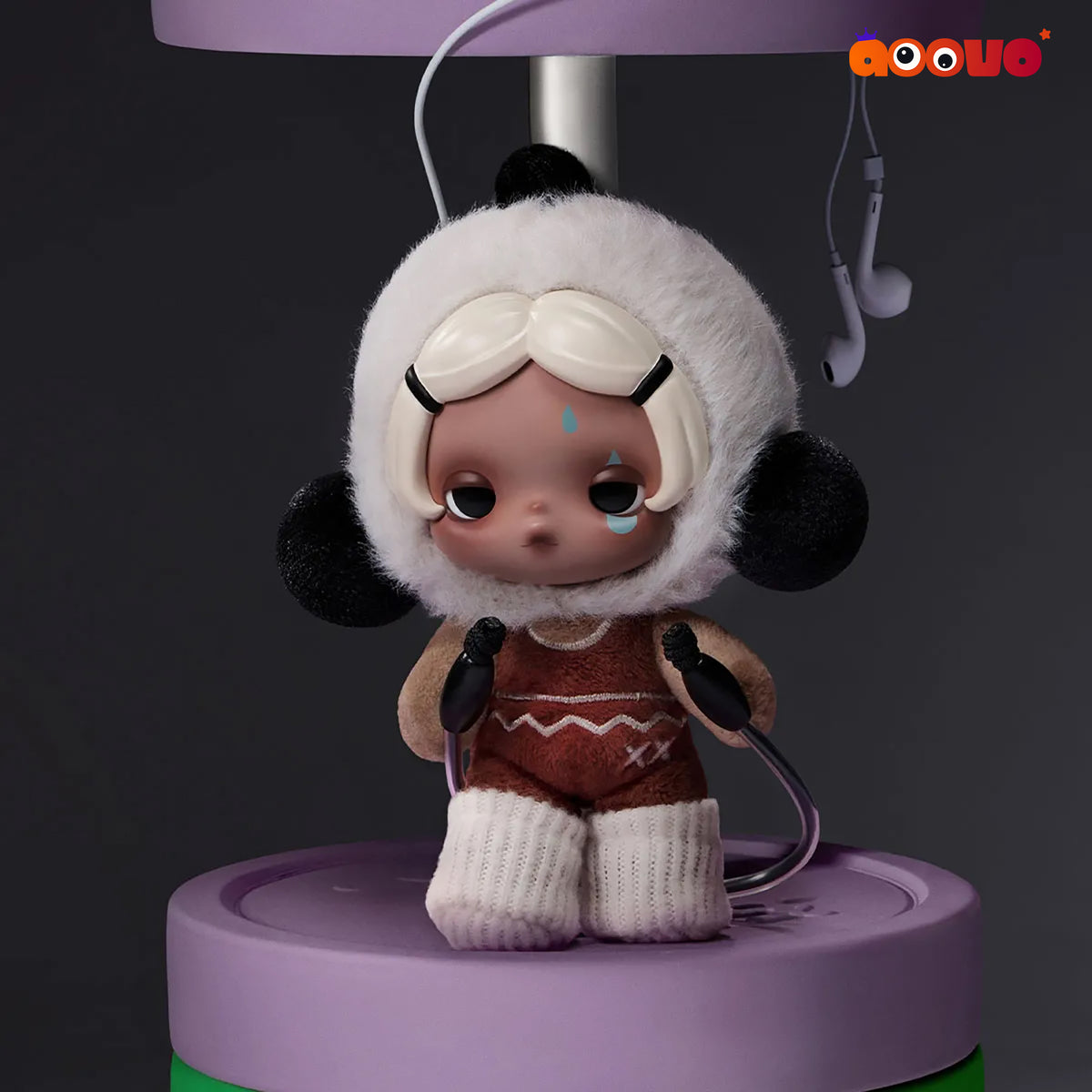 θ SKULLPANDA Off Mode Series Plush Doll Pendant Blind Box