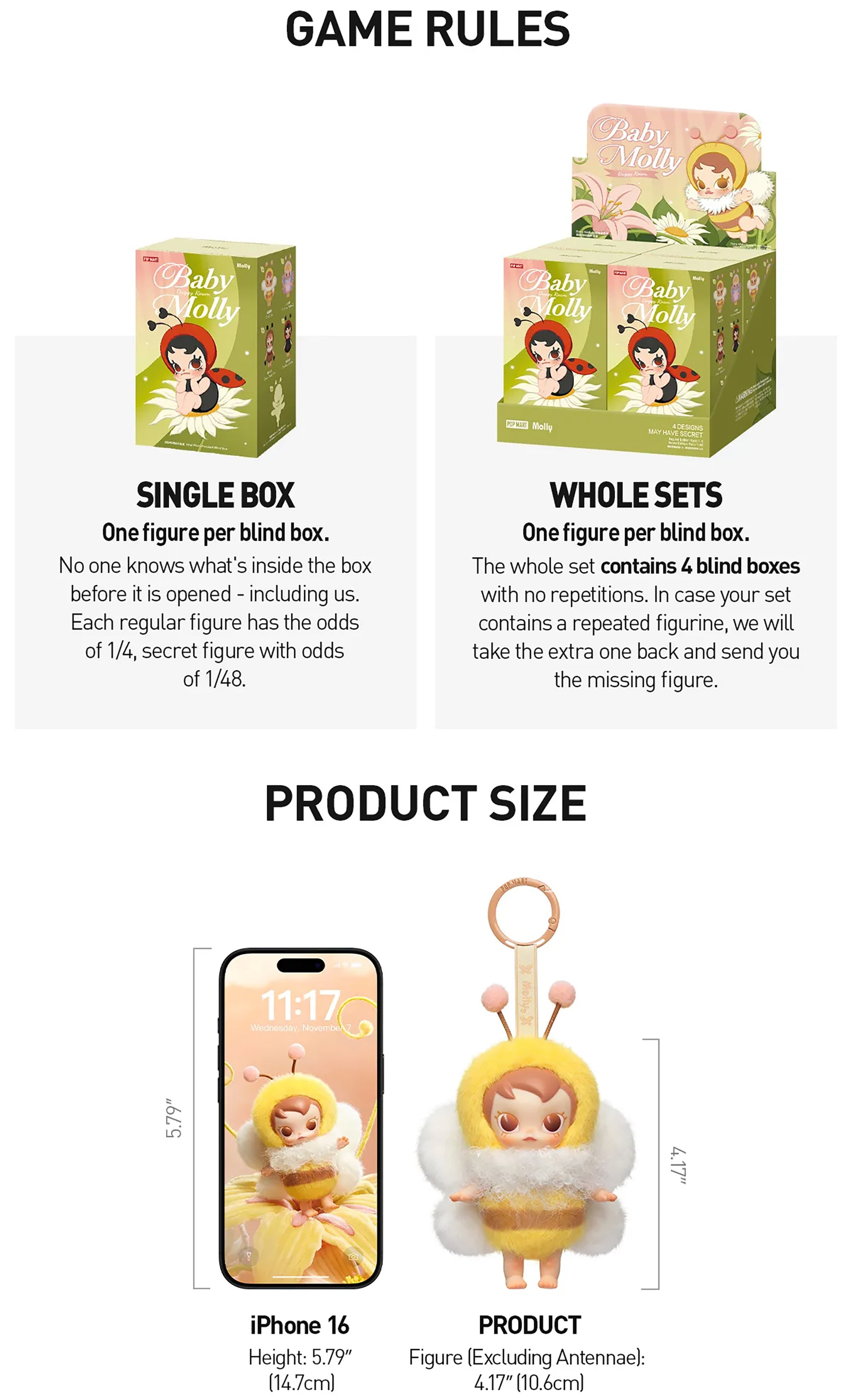 Baby Molly Buggy Roam Series Vinyl Plush Pendant Blind Box
