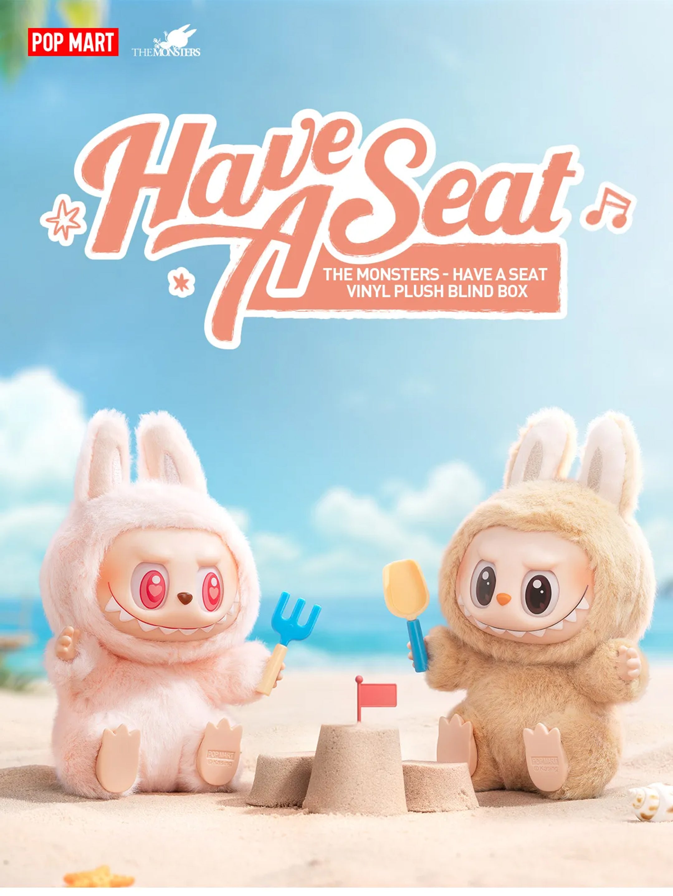 THE MONSTERS (Labubu) Have a Seat Vinyl Plush Blind Box | Aoovo