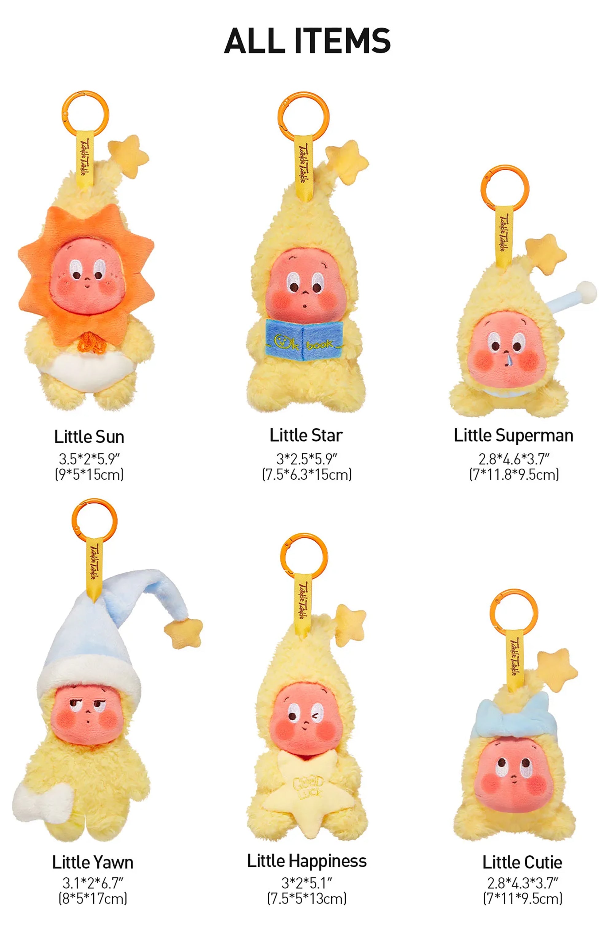 We Are Twinkle Twinkle Series Plush Pendant Blind Box