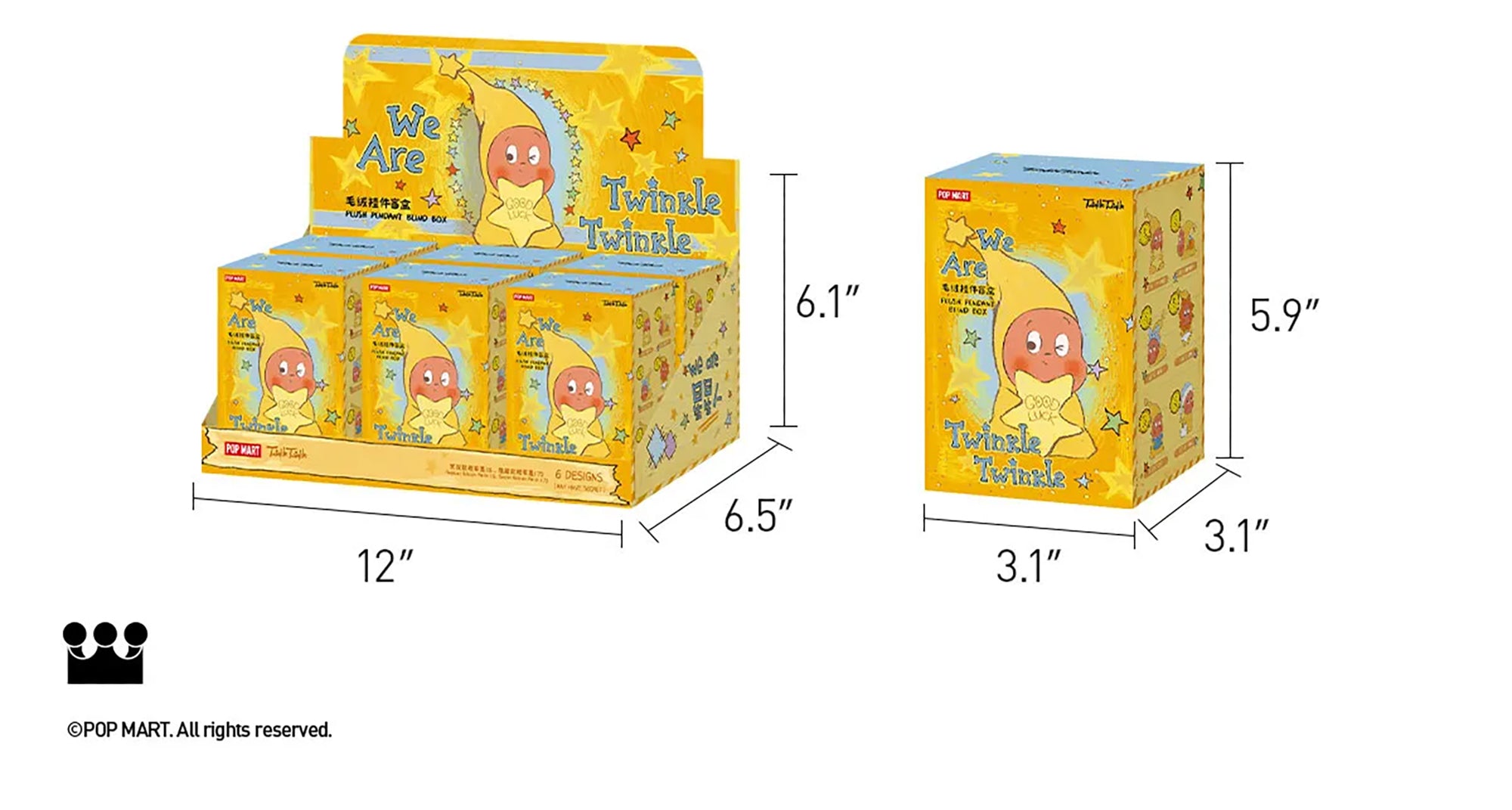 We Are Twinkle Twinkle Series Plush Pendant Blind Box