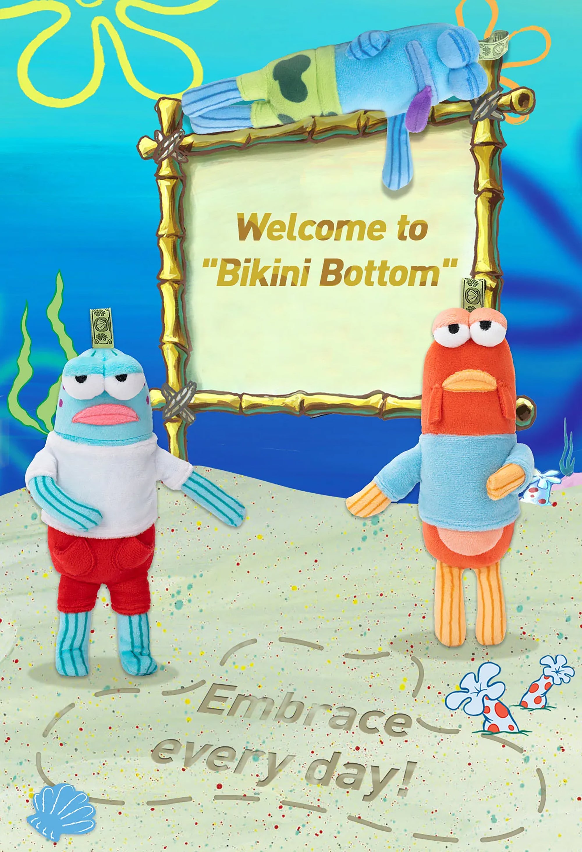 POP MART Bikini Bottom Buddies Whimsical Plush Pendant Blind Box