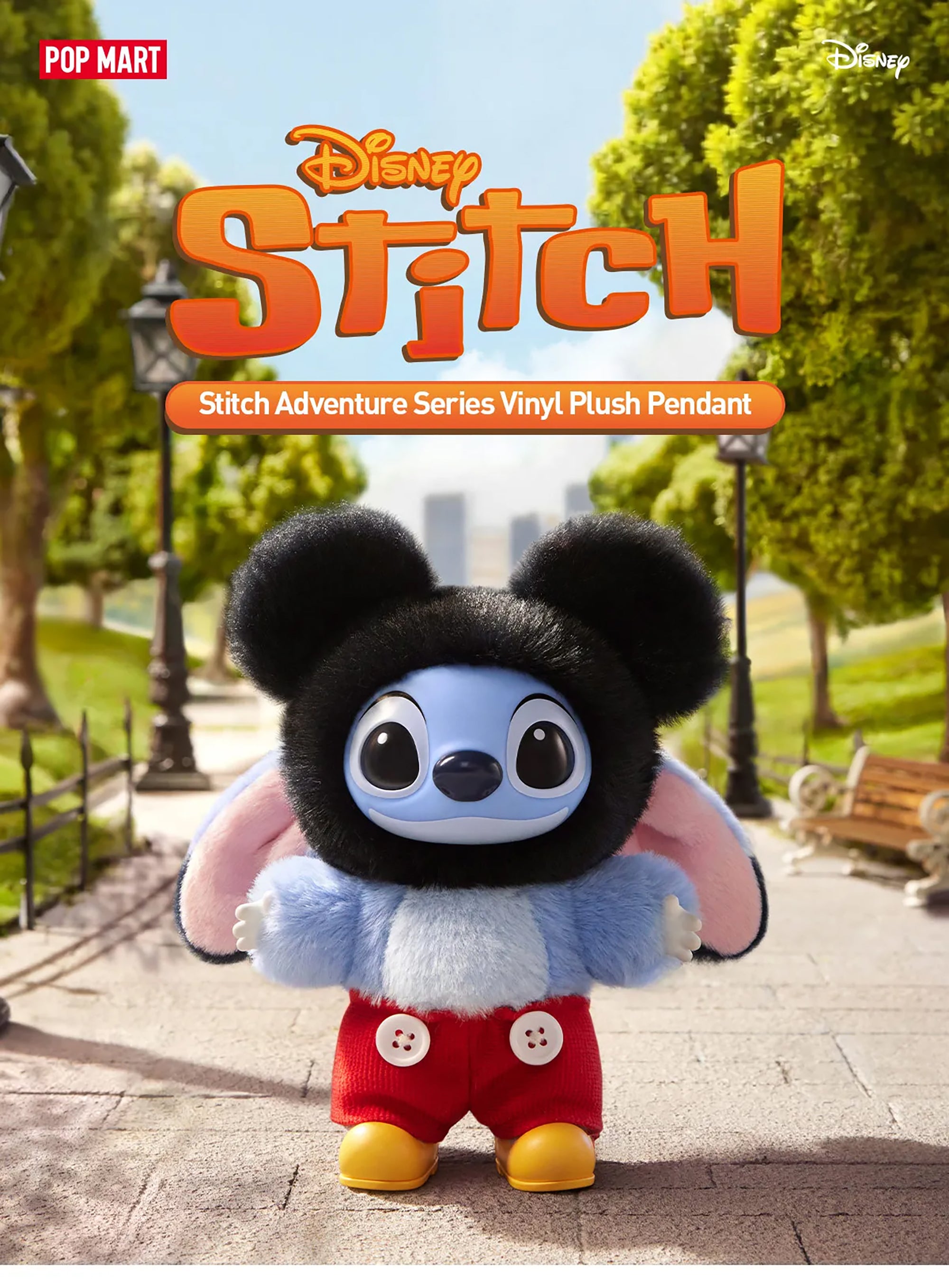 POP MART Stitch Adventure Series Vinyl Plush Pendant Blind Box