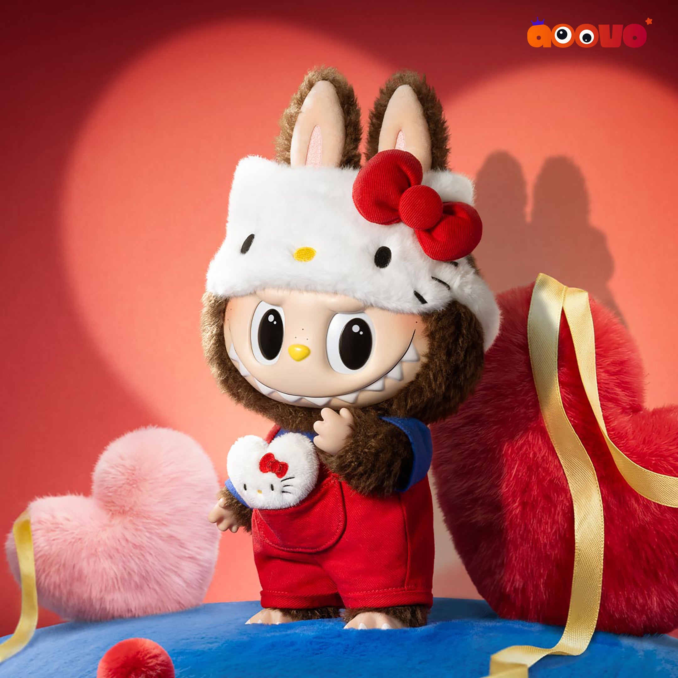 THE MONSTERS (Labubu) x HELLO KITTY Vinyl Plush Doll