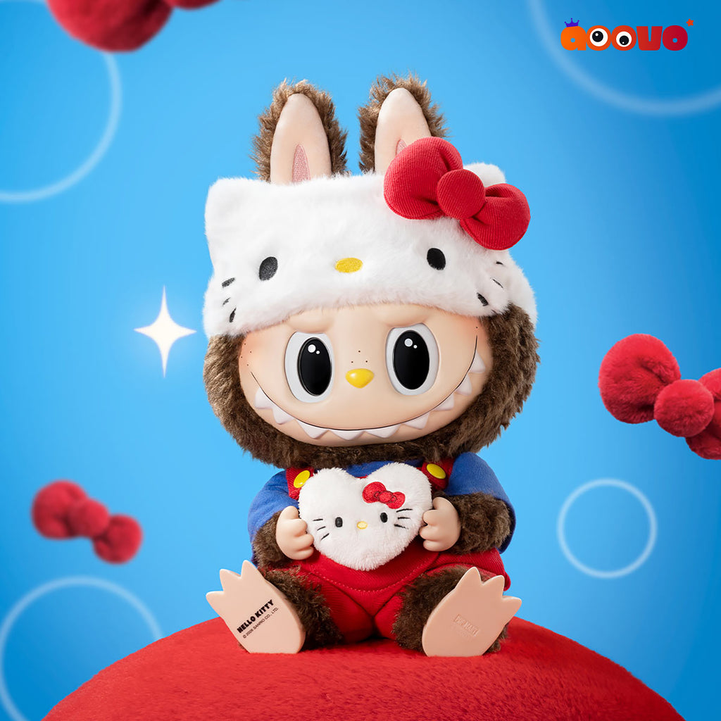 THE MONSTERS (Labubu) x HELLO KITTY Vinyl Plush Doll