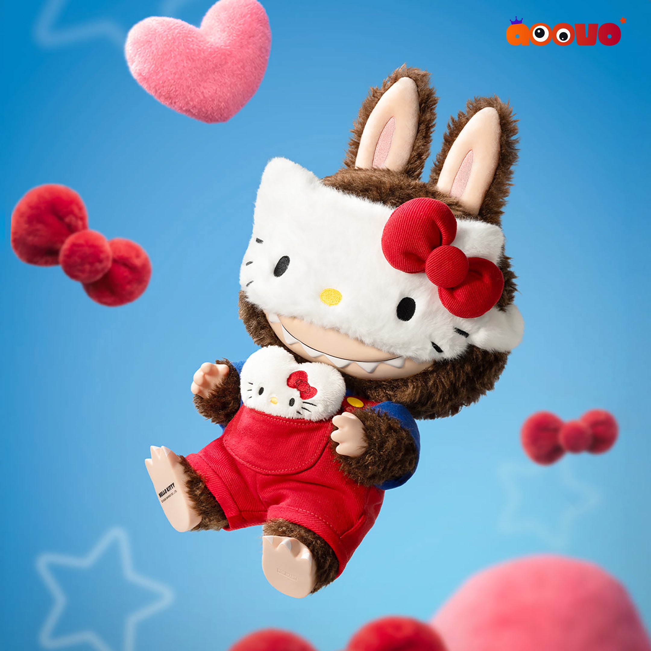 THE MONSTERS (Labubu) x HELLO KITTY Vinyl Plush Doll