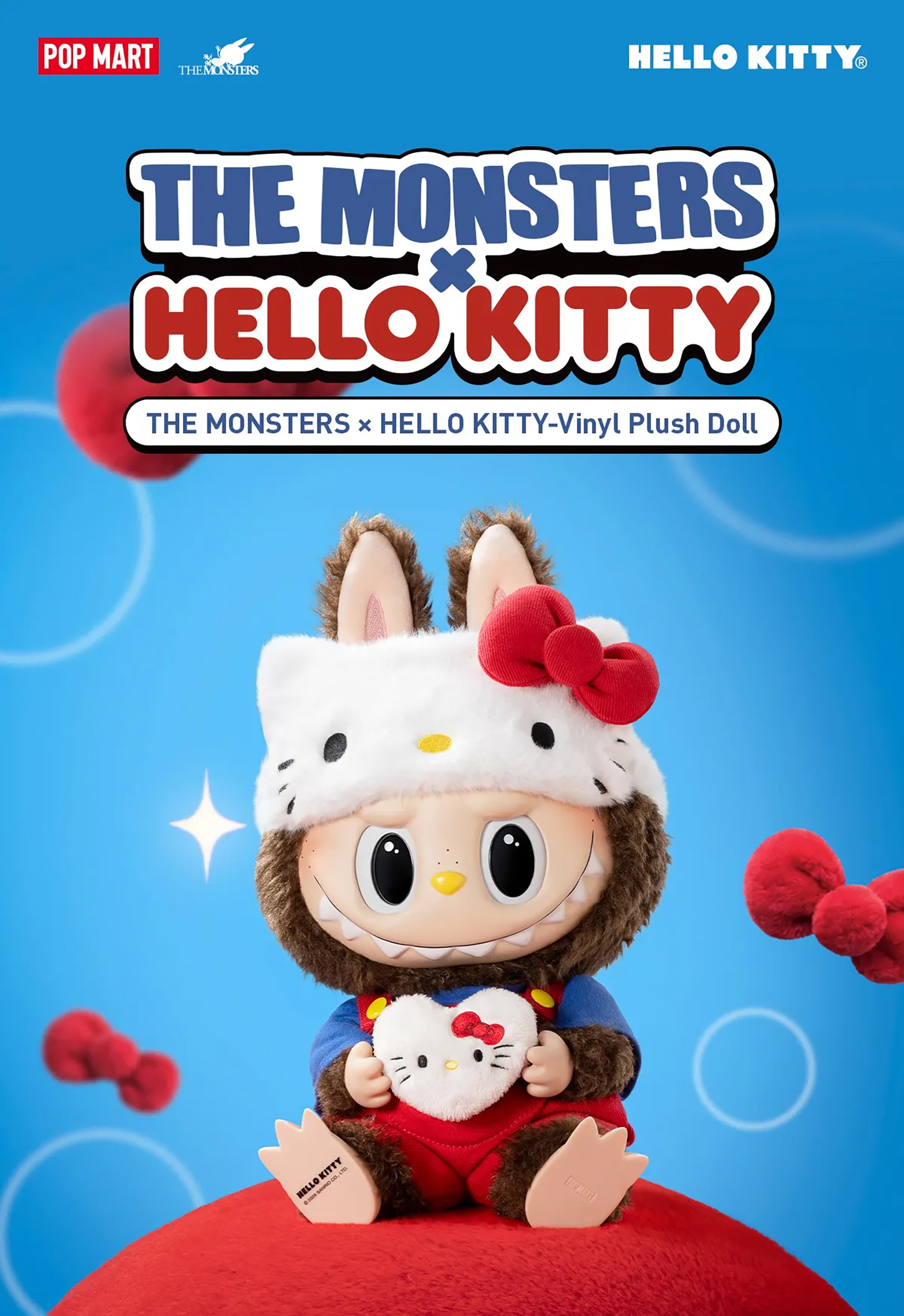 THE MONSTERS (Labubu) x HELLO KITTY Vinyl Plush Doll