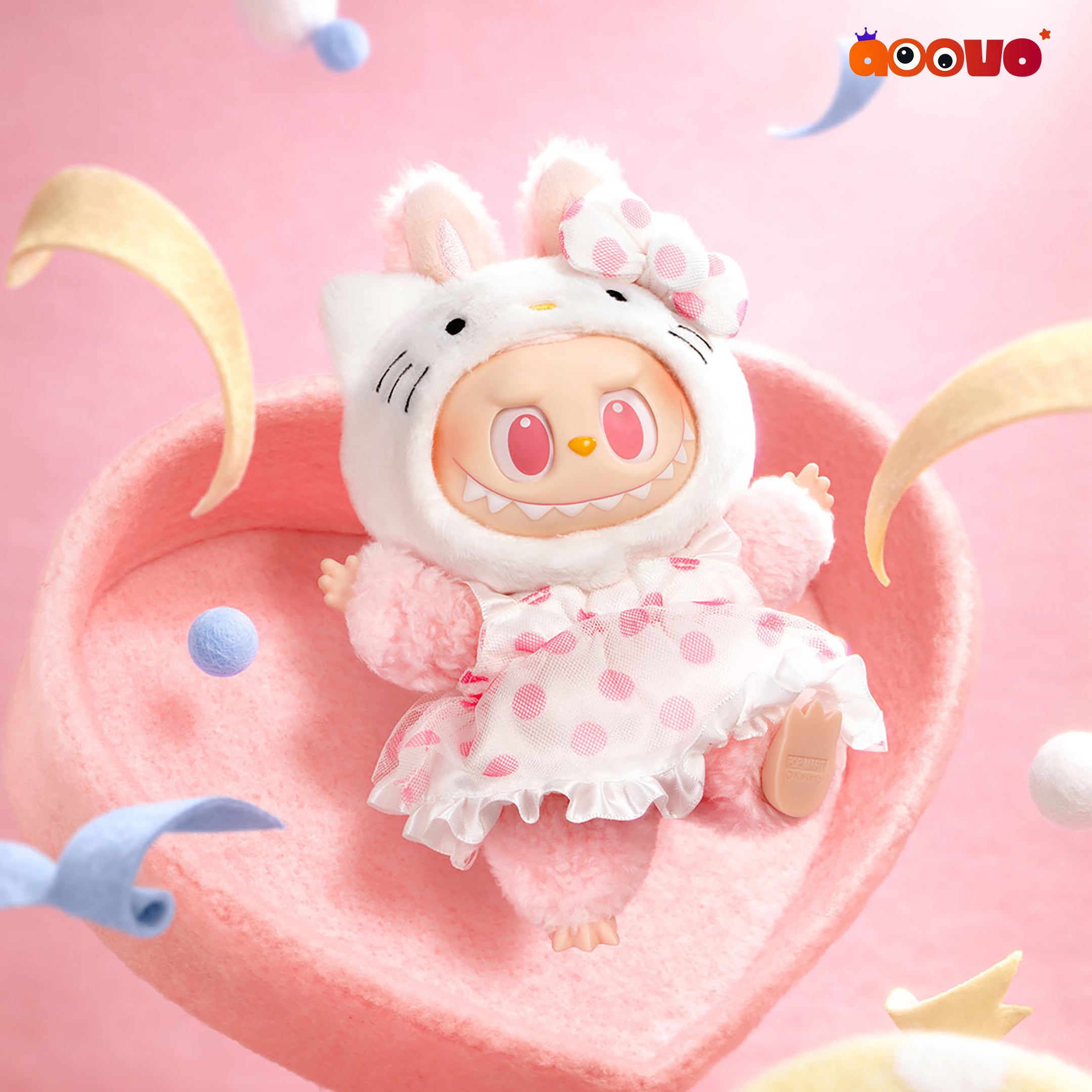 THE MONSTERS (Labubu) x Hello Kitty and Friends Series Vinyl Plush Pendant Blind Box