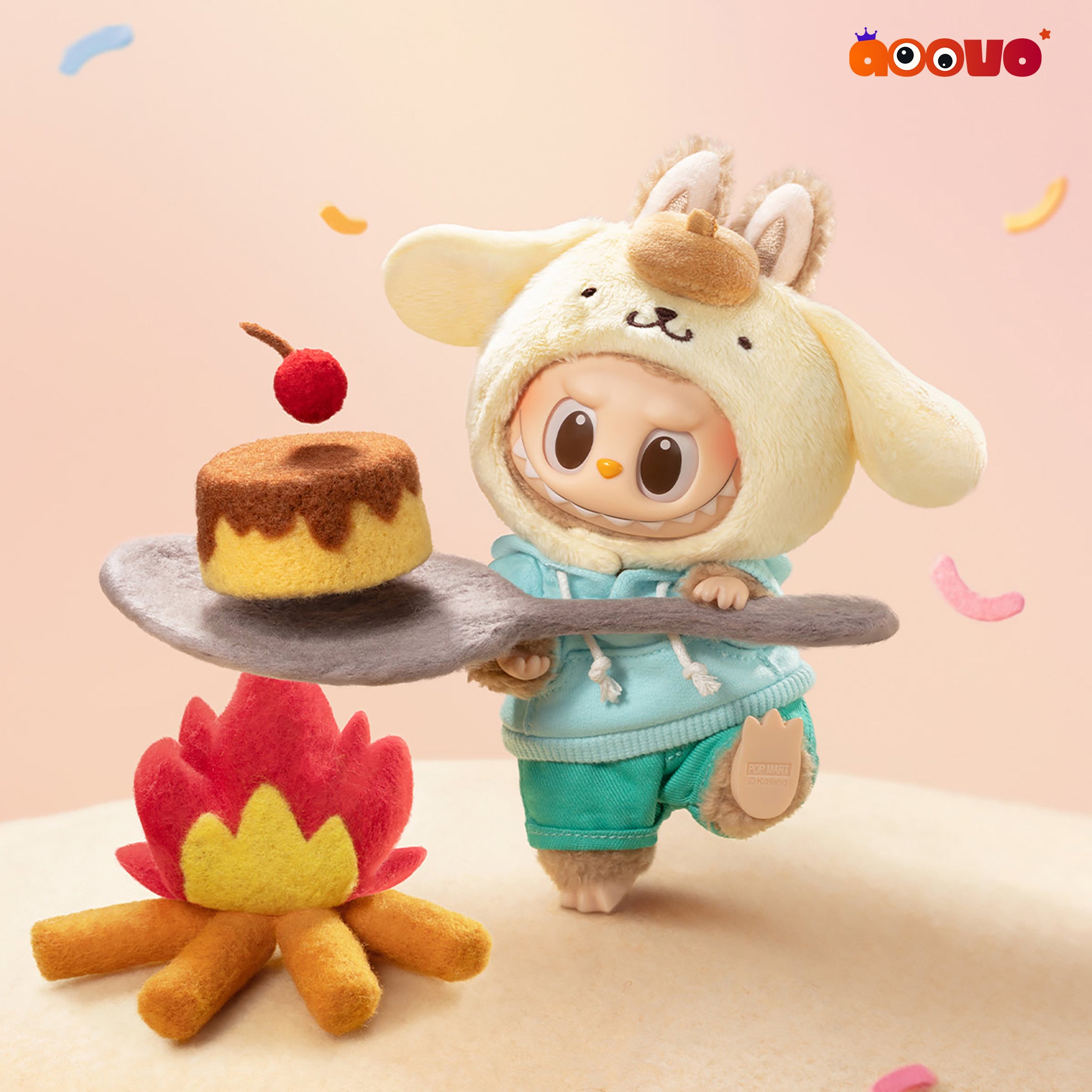 THE MONSTERS (Labubu) x Hello Kitty and Friends Series Vinyl Plush Pendant Blind Box