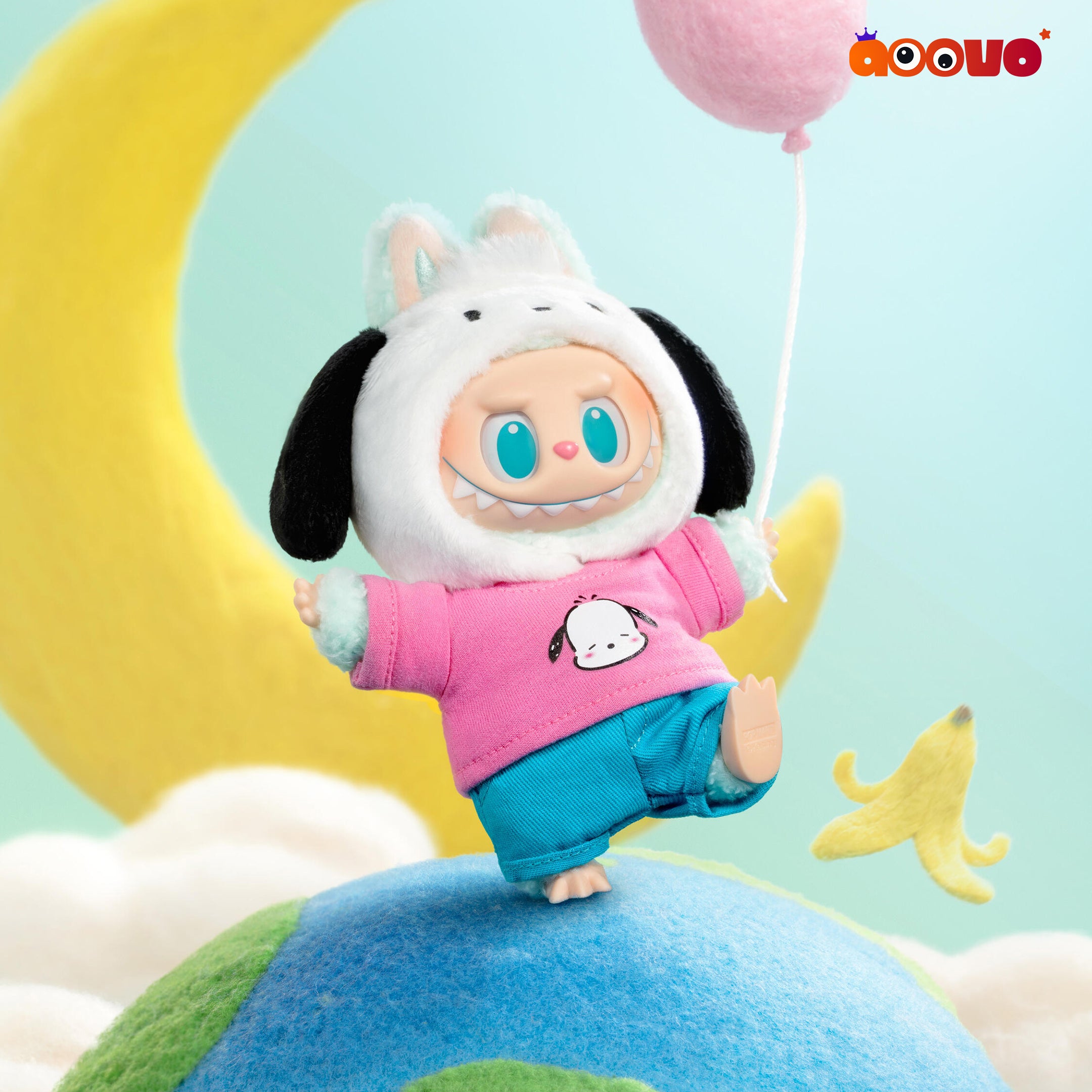 THE MONSTERS (Labubu) x Hello Kitty and Friends Series Vinyl Plush Pendant Blind Box