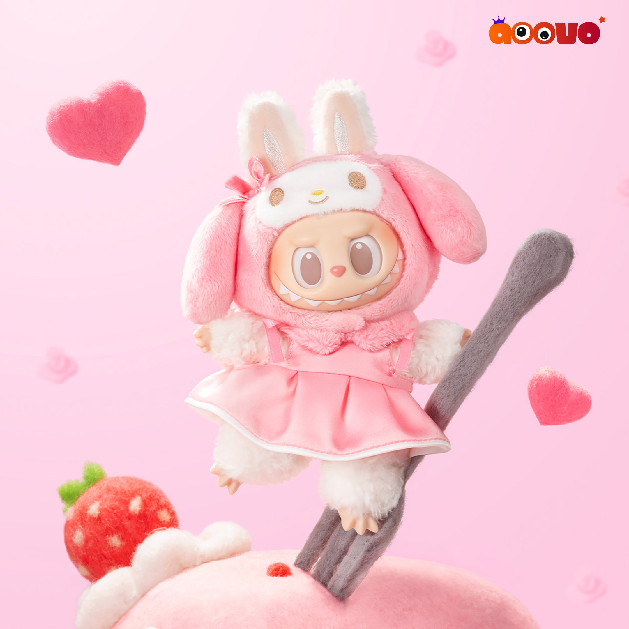 THE MONSTERS (Labubu) x Hello Kitty and Friends Series Vinyl Plush Pendant Blind Box