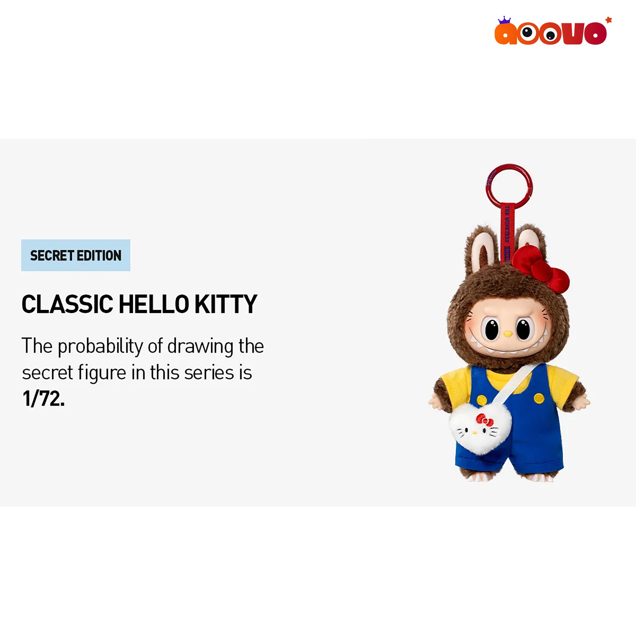 THE MONSTERS (Labubu) x Hello Kitty and Friends Series Vinyl Plush Pendant Blind Box