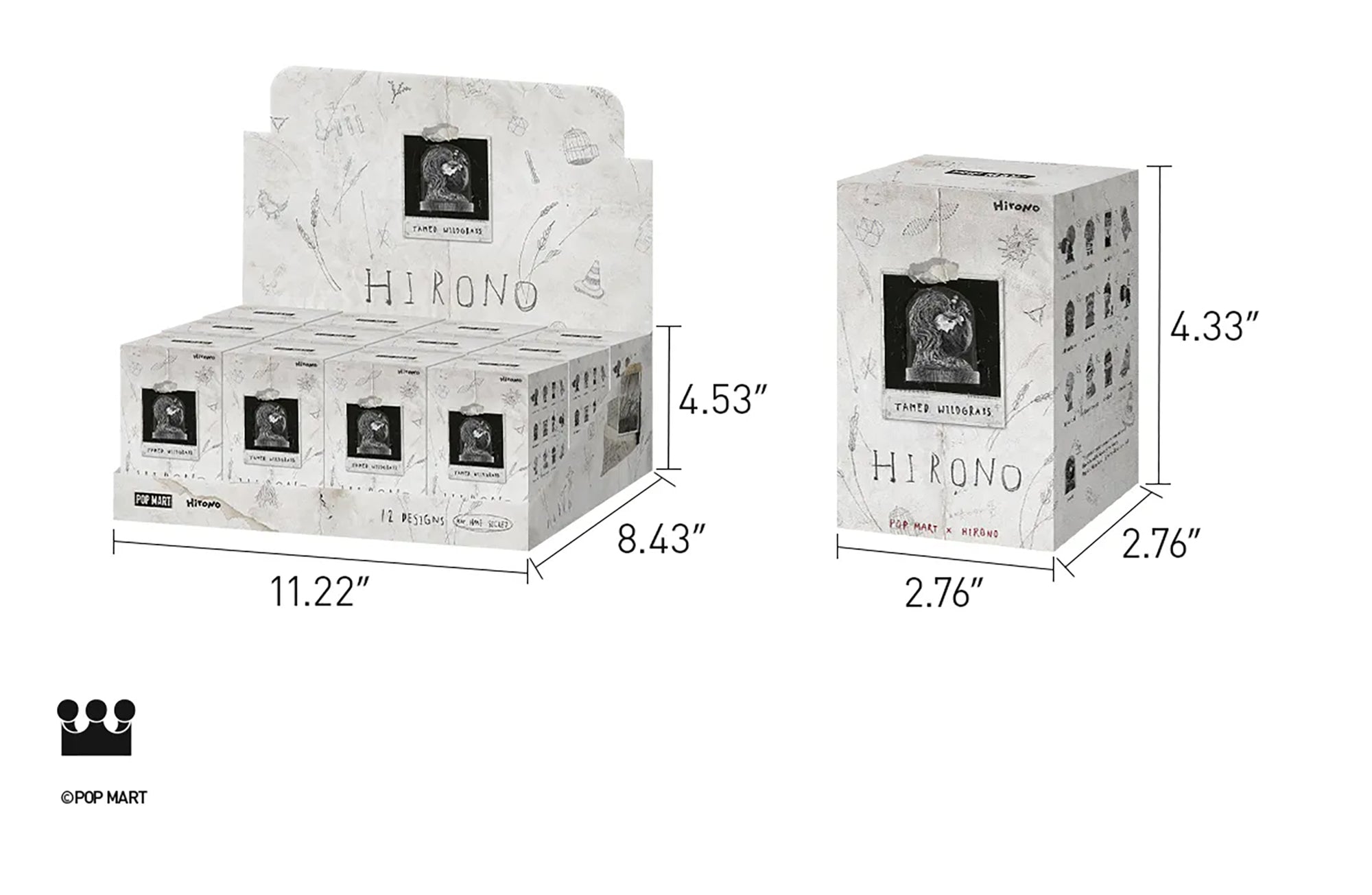 Hirono Tamed Wildgrass Series Figures Blind Box