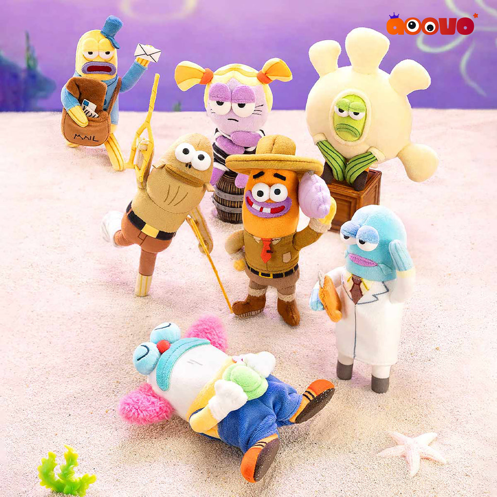 POP MART Residents of Bikini Bottom Part 2 Whimsical Plush Pendant Blind Box