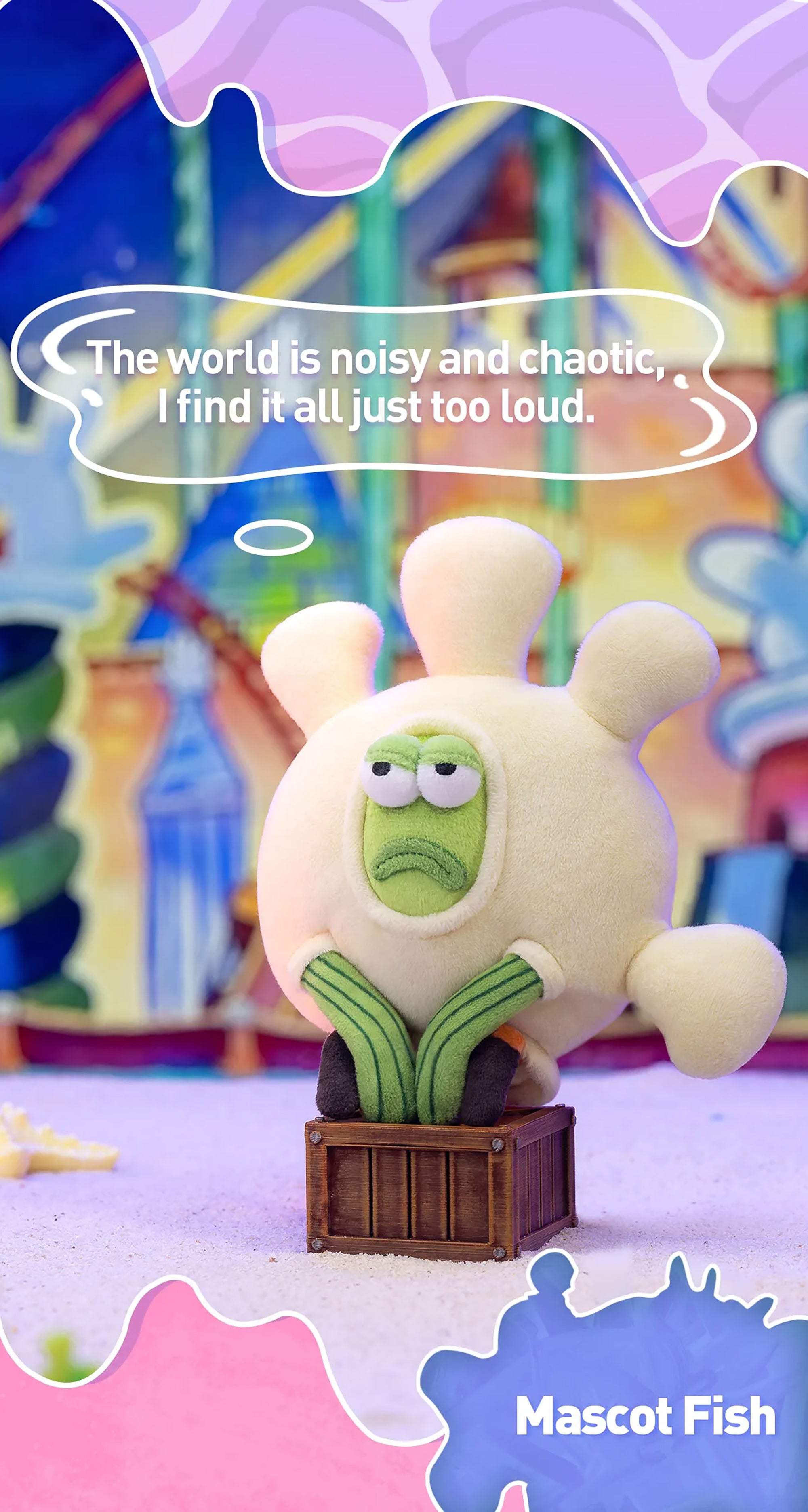 POP MART Residents of Bikini Bottom Part 2 Whimsical Plush Pendant Blind Box