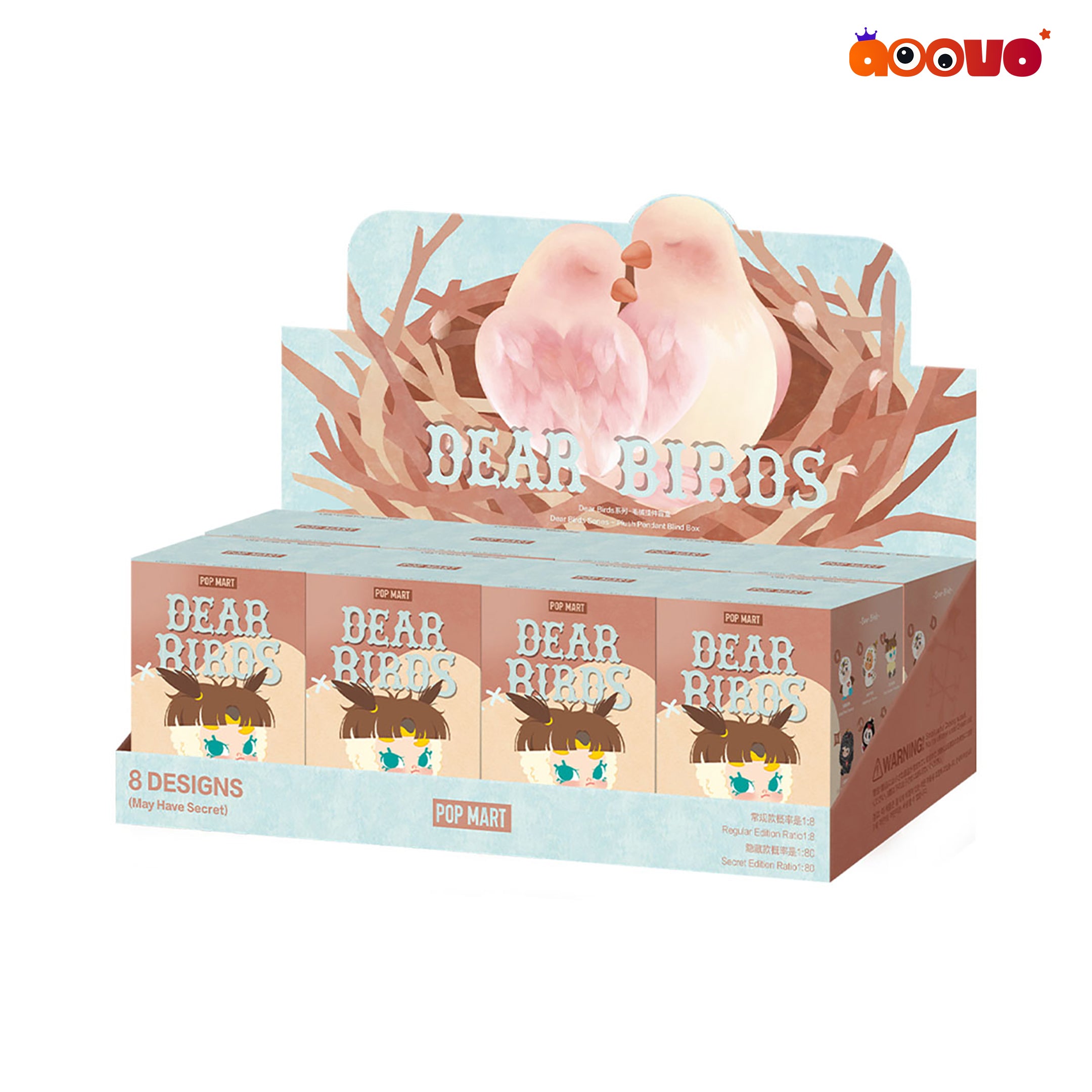 POP MART Dear Birds Series Plush Pendant Blind Box