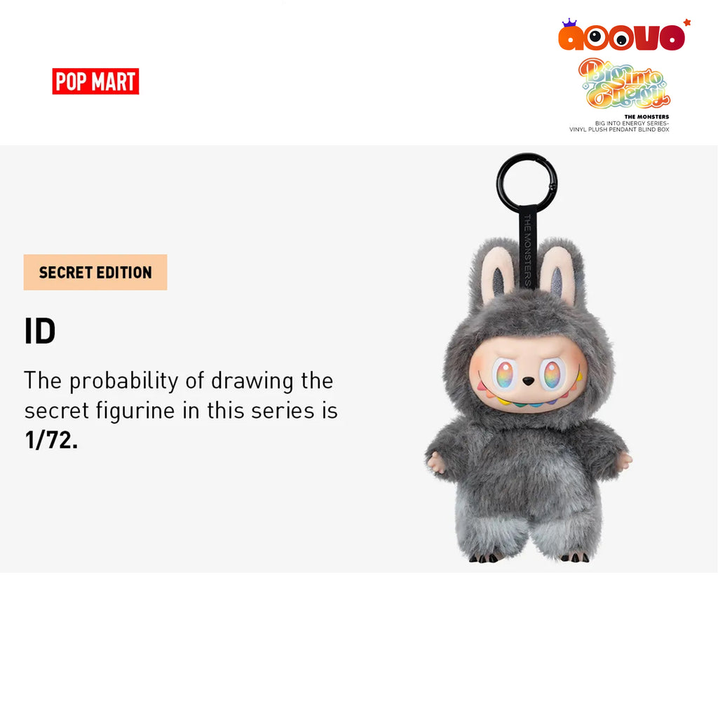 THE MONSTERS (Labubu) - Big into Energy Series Vinyl Plush Pendant Blind Box