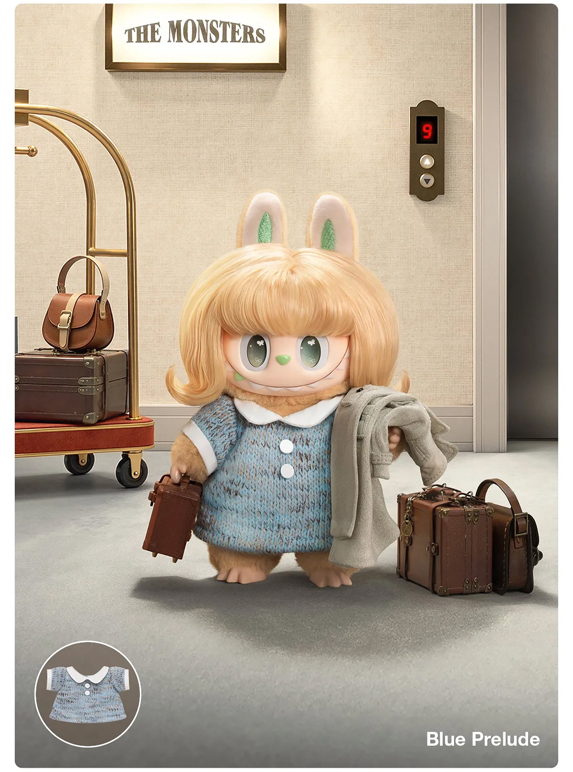 THE MONSTERS (Labubu) - Hair Salon Series Vinyl Plush Pendant Blind Box