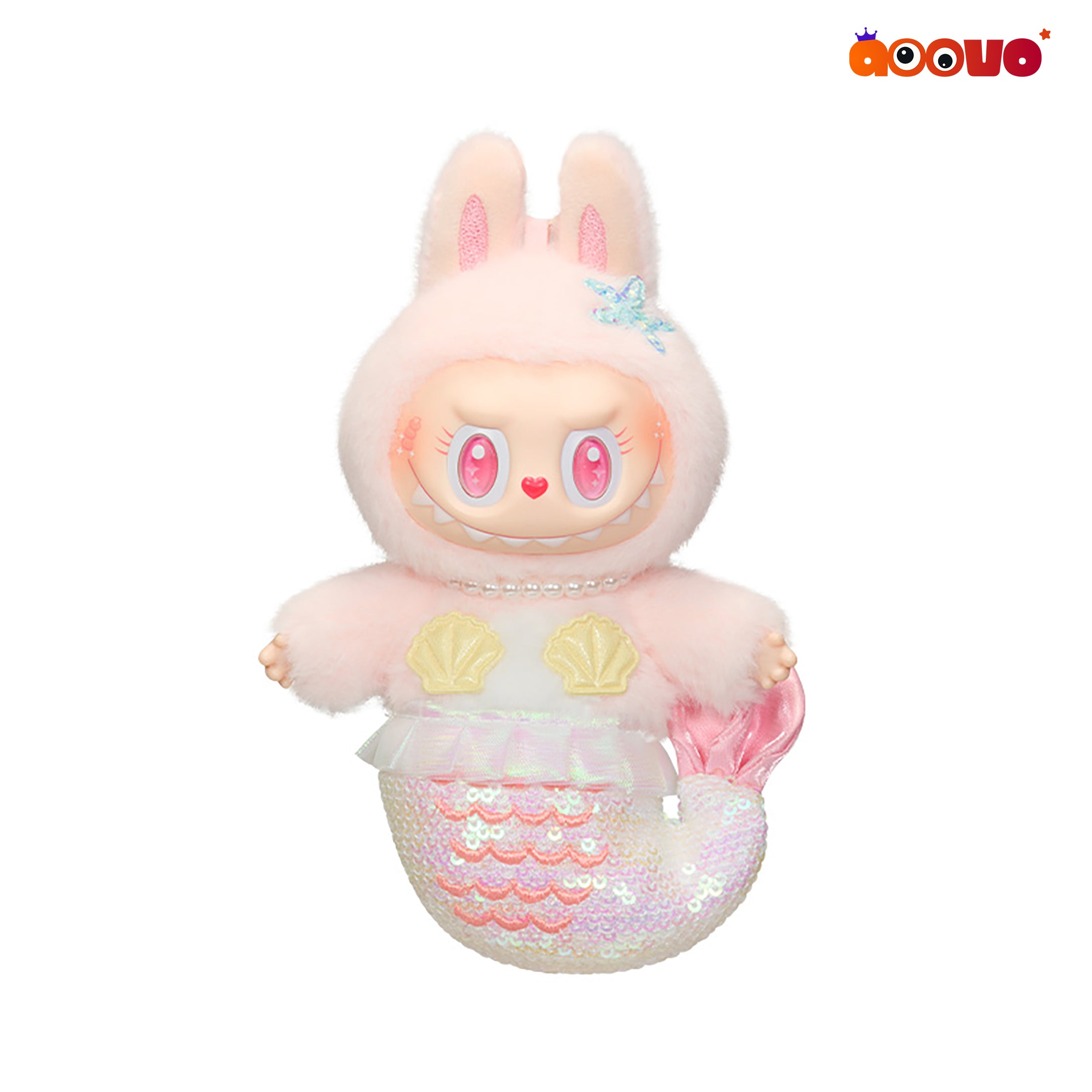 THE MONSTERS Mokoko Mermaid (POP LAND LIMITED) - De Vliegende Labubu Vinyl Plush Pendant