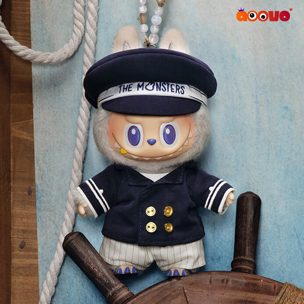 THE MONSTERS Labubu Captain (POP LAND LIMITED) - De Vliegende Labubu Vinyl Plush Pendant