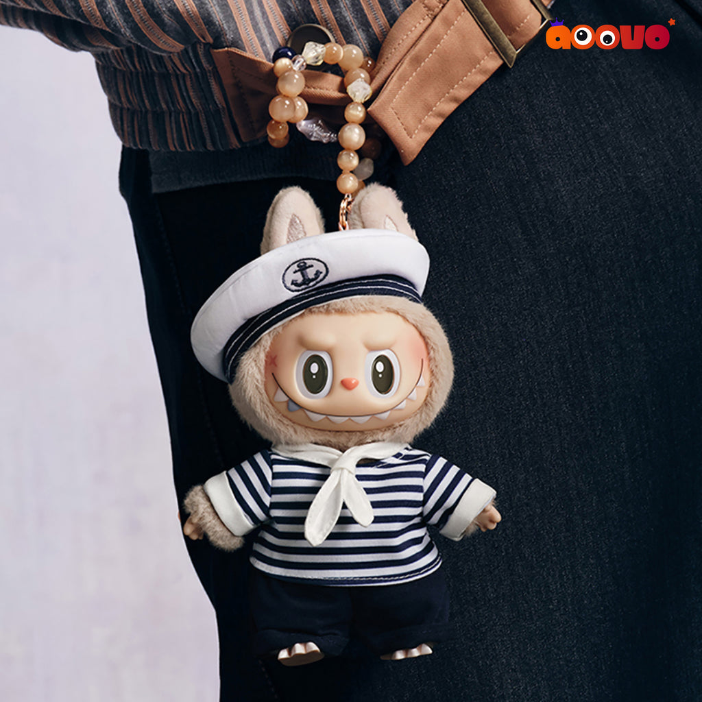 THE MONSTERS Labubu Sailor (POP LAND LIMITED) - De Vliegende Labubu Vinyl Plush Pendant