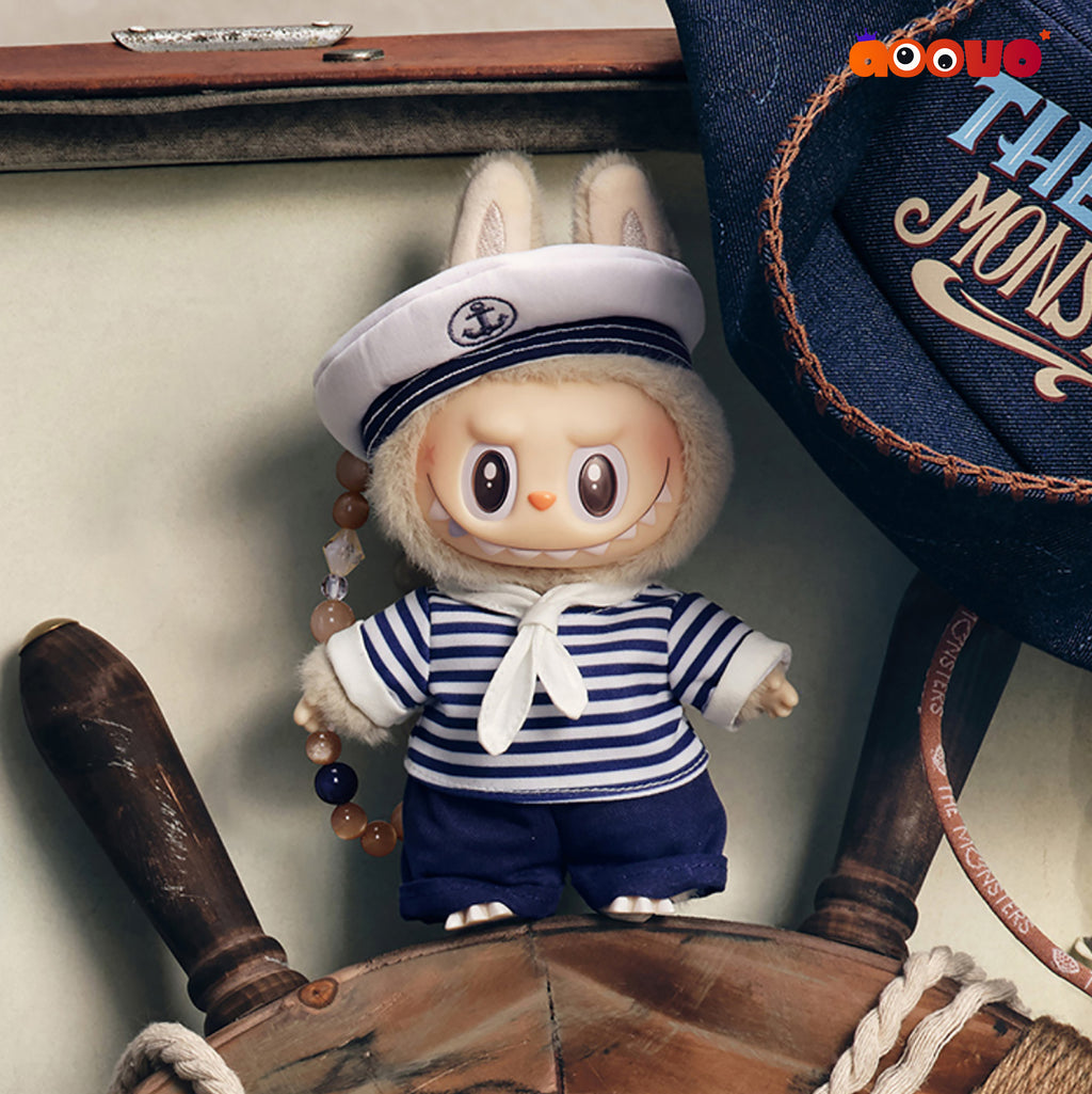 THE MONSTERS Labubu Sailor (POP LAND LIMITED) - De Vliegende Labubu Vinyl Plush Pendant