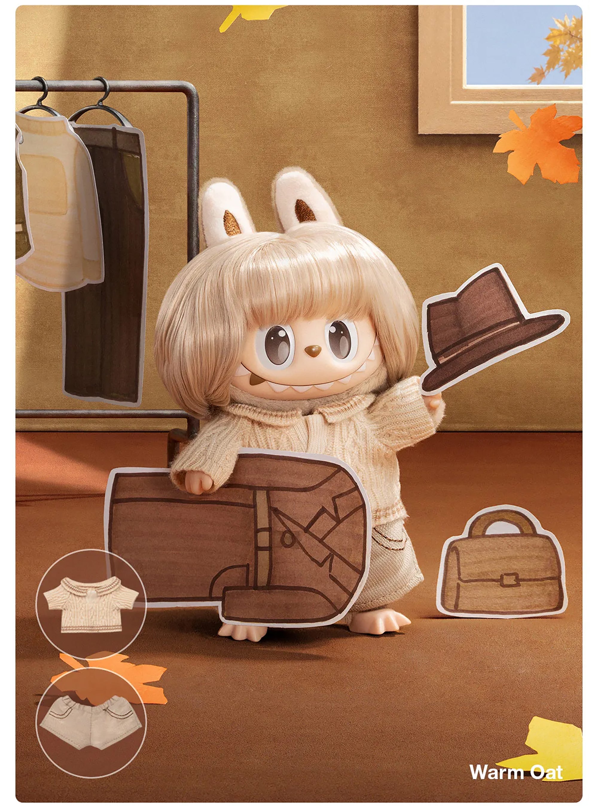 THE MONSTERS (Labubu) - Hair Salon Series Vinyl Plush Pendant Blind Box