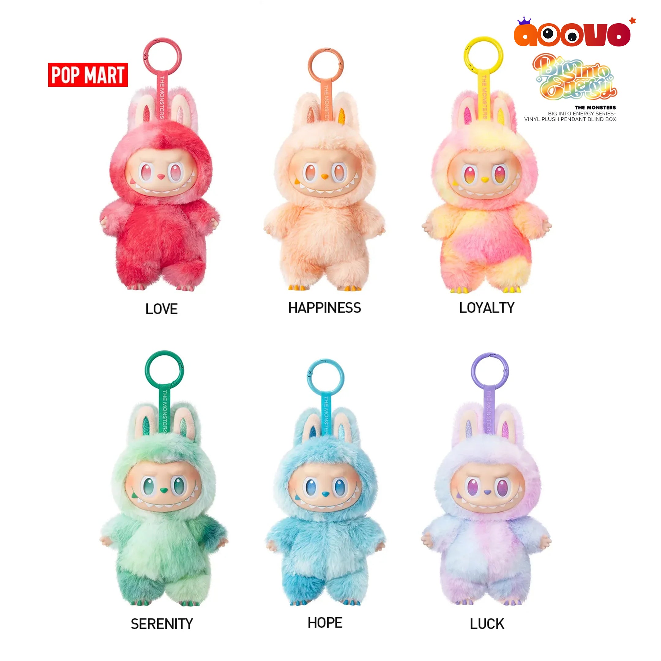 THE MONSTERS (Labubu) Big into Energy Vinyl Plush Pendant Blind