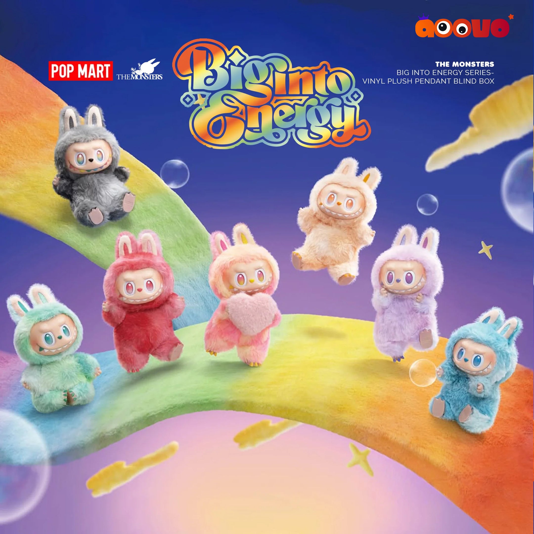 THE MONSTERS (Labubu) - Big into Energy Series Vinyl Plush Pendant Blind Box